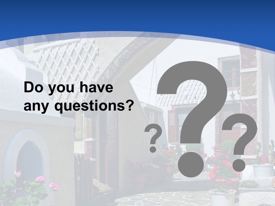 Home Mountain Greece PowerPoint Template