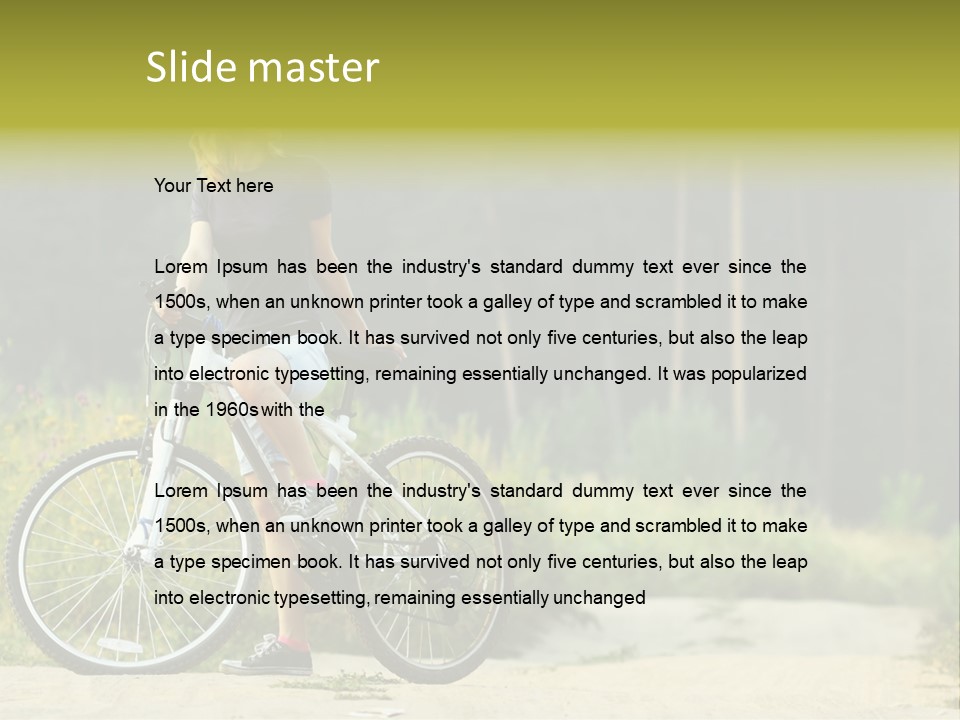 Young Sport Look PowerPoint Template