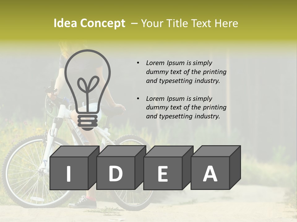 Young Sport Look PowerPoint Template