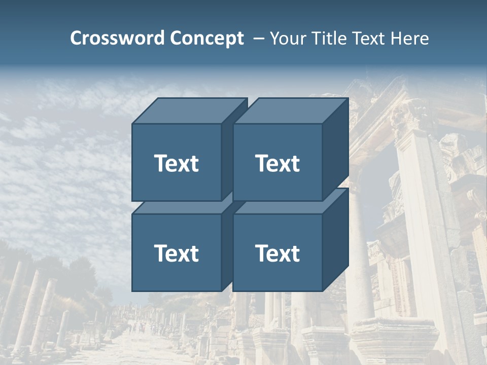 Columns East Selcuk PowerPoint Template