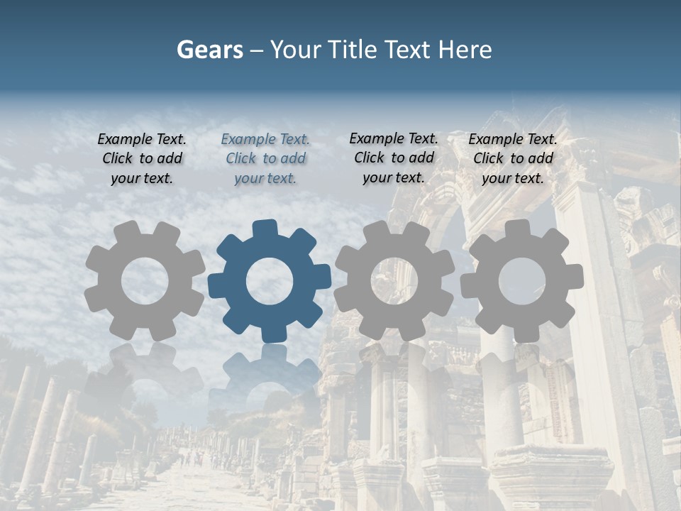 Columns East Selcuk PowerPoint Template