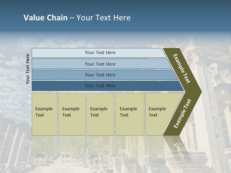 Columns East Selcuk PowerPoint Template