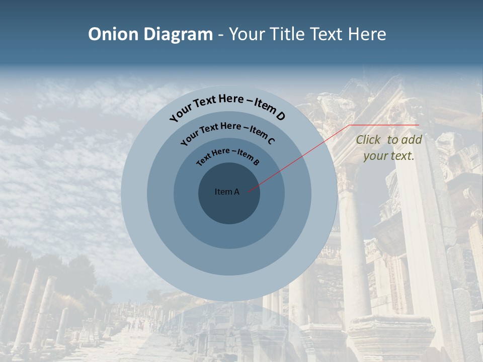 Columns East Selcuk PowerPoint Template