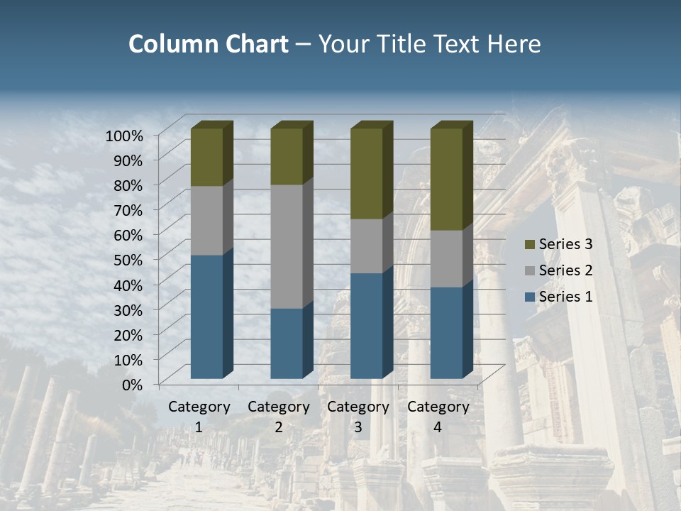 Columns East Selcuk PowerPoint Template