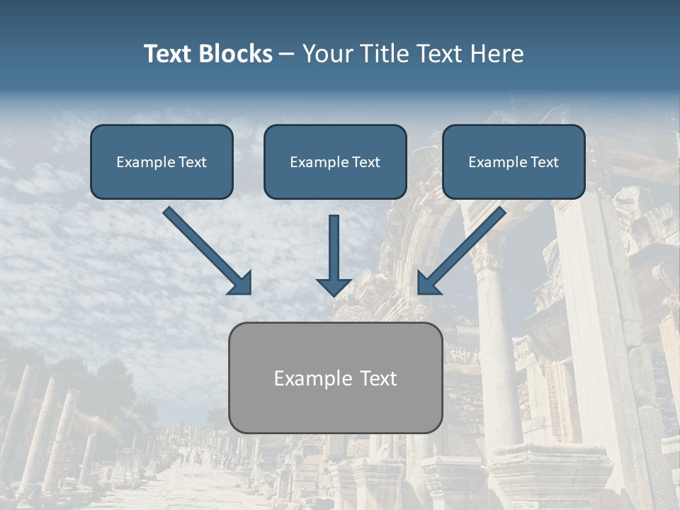 Columns East Selcuk PowerPoint Template