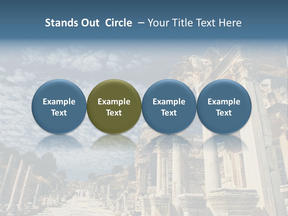 Columns East Selcuk PowerPoint Template