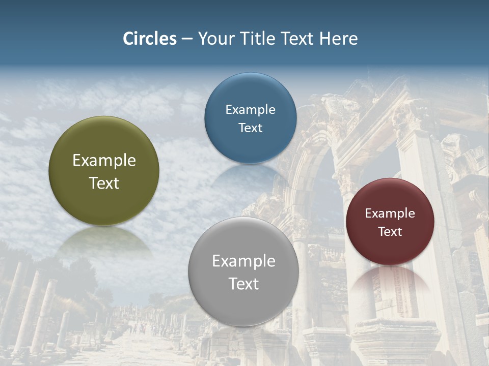Columns East Selcuk PowerPoint Template