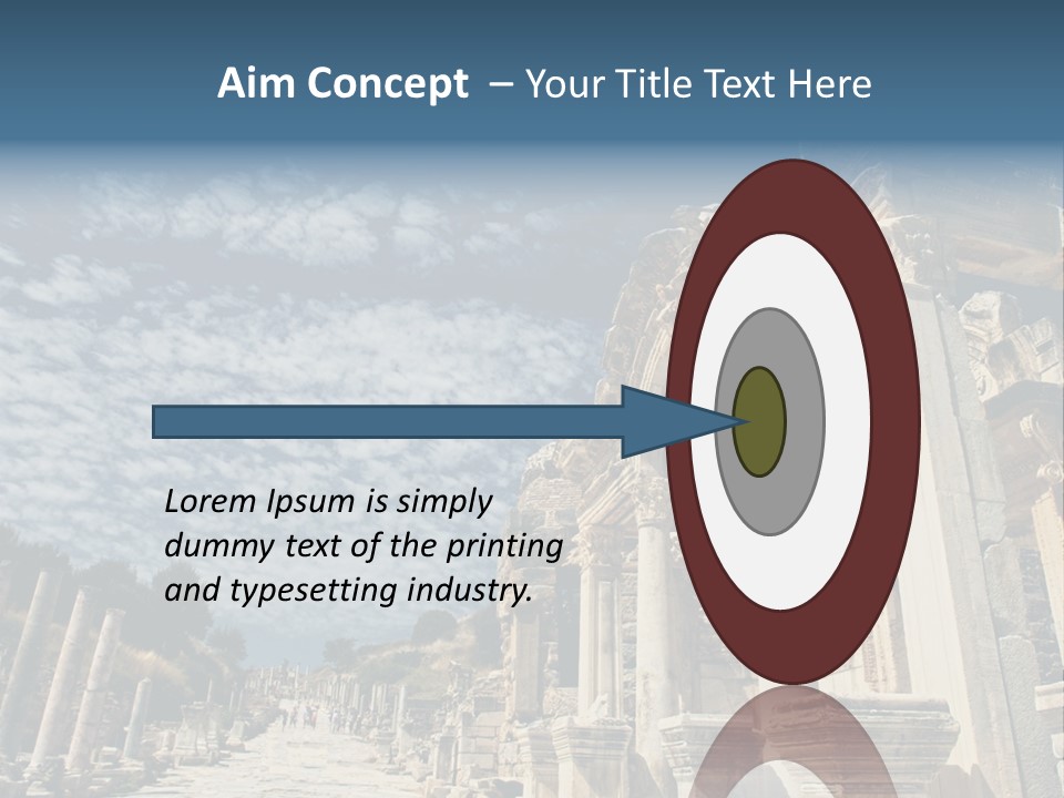 Columns East Selcuk PowerPoint Template