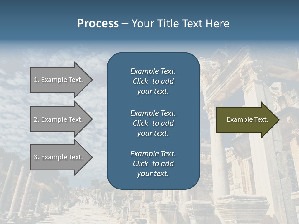 Columns East Selcuk PowerPoint Template