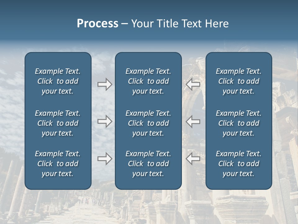 Columns East Selcuk PowerPoint Template