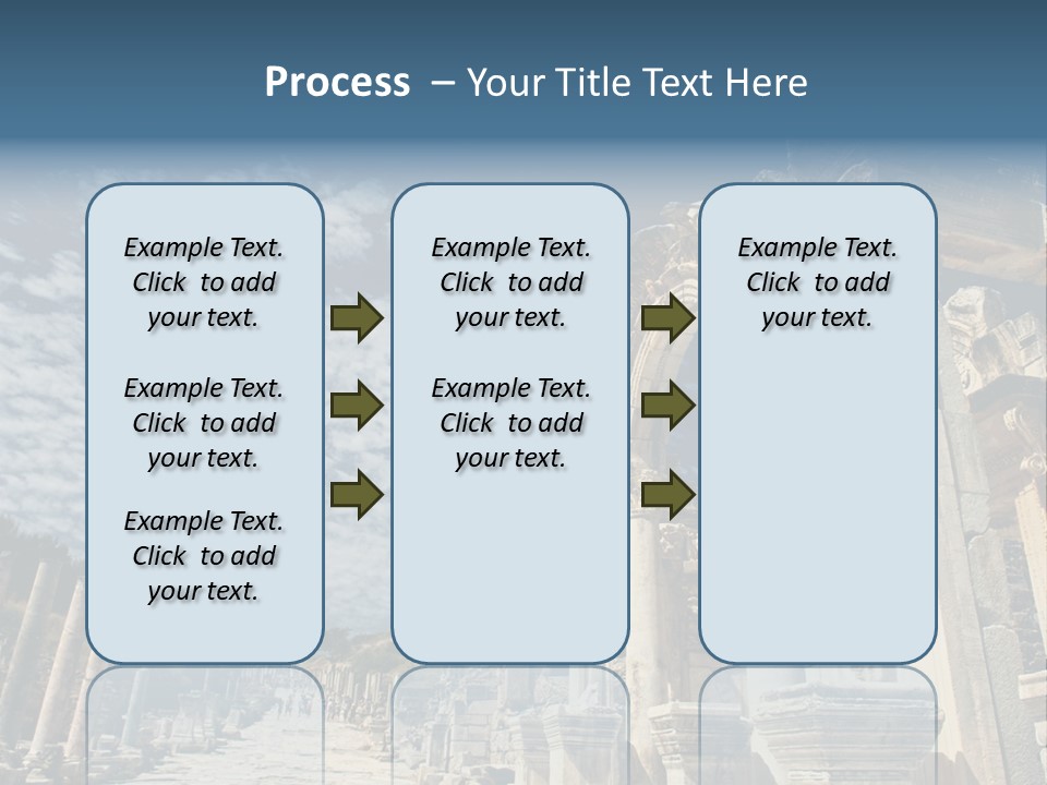 Columns East Selcuk PowerPoint Template