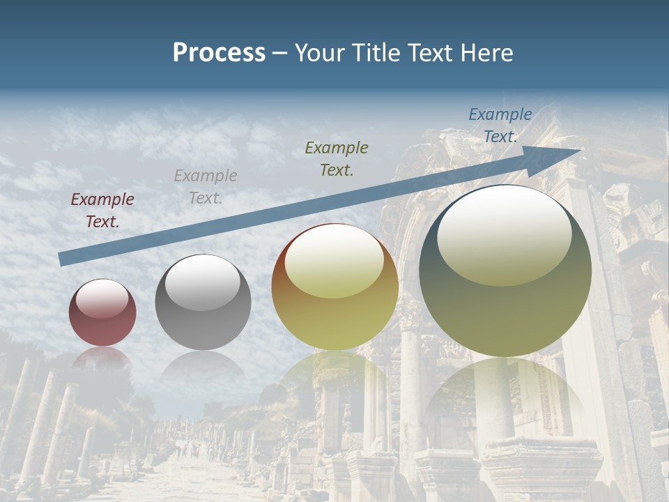 Columns East Selcuk PowerPoint Template