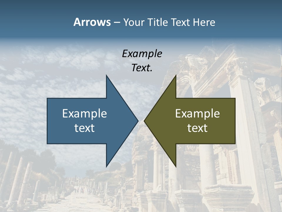 Columns East Selcuk PowerPoint Template