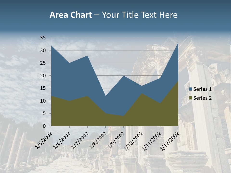 Columns East Selcuk PowerPoint Template