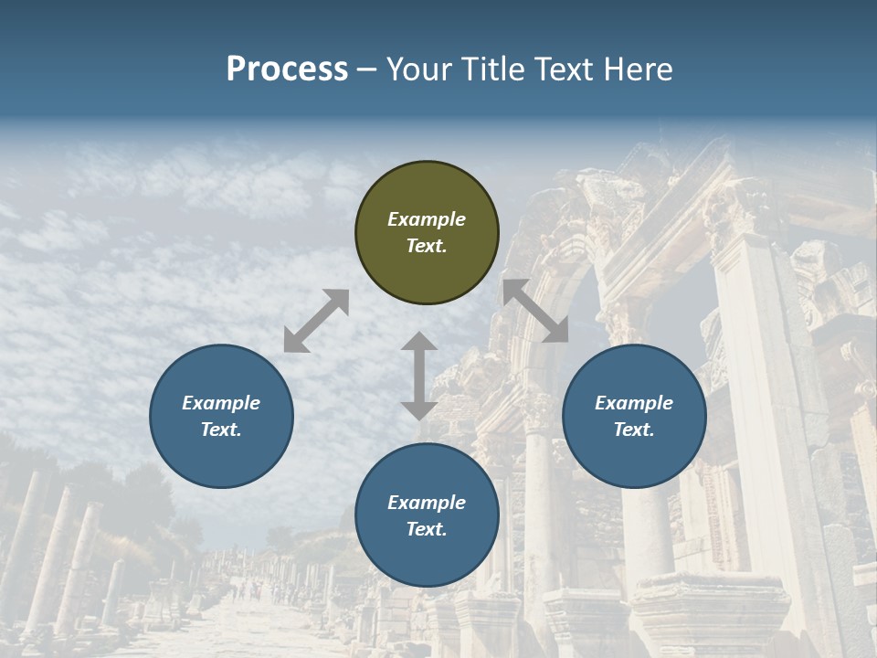 Columns East Selcuk PowerPoint Template