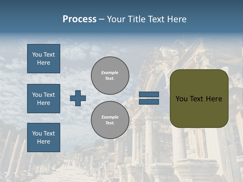 Columns East Selcuk PowerPoint Template