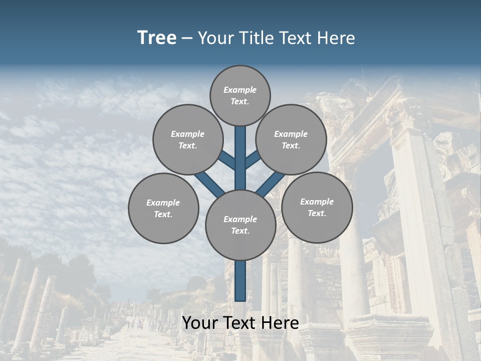Columns East Selcuk PowerPoint Template