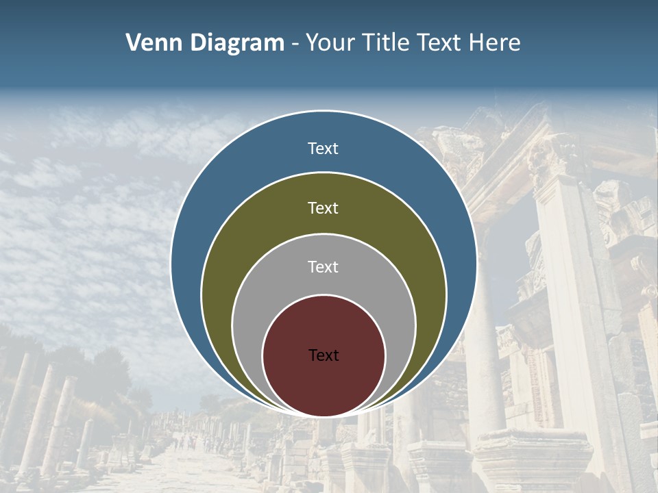 Columns East Selcuk PowerPoint Template