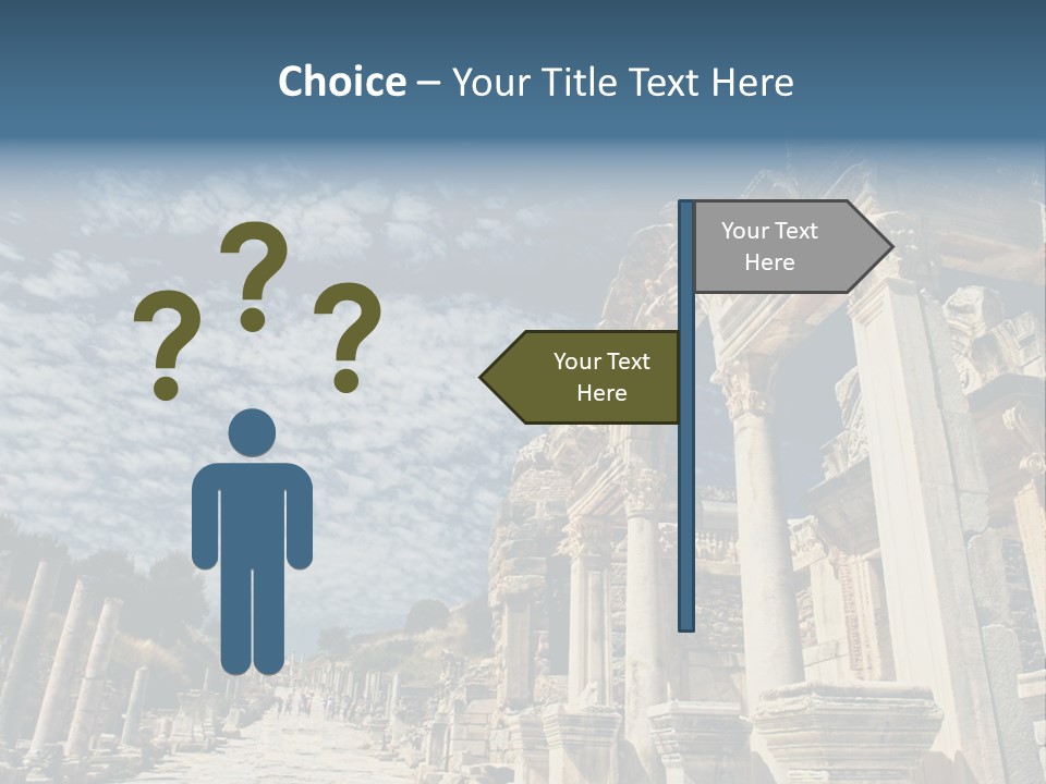 Columns East Selcuk PowerPoint Template