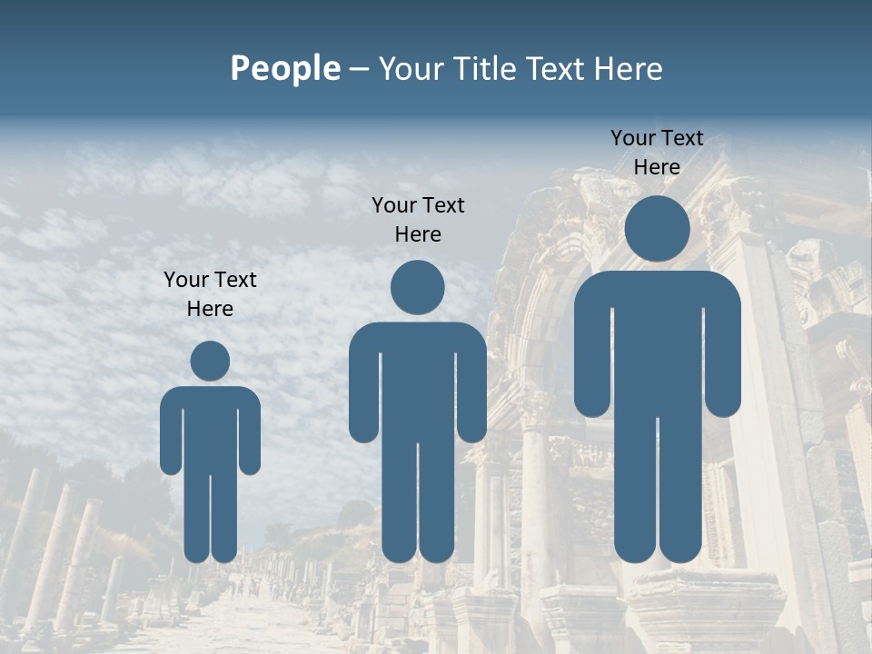 Columns East Selcuk PowerPoint Template