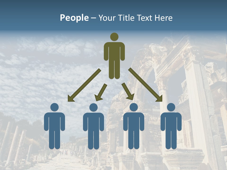 Columns East Selcuk PowerPoint Template