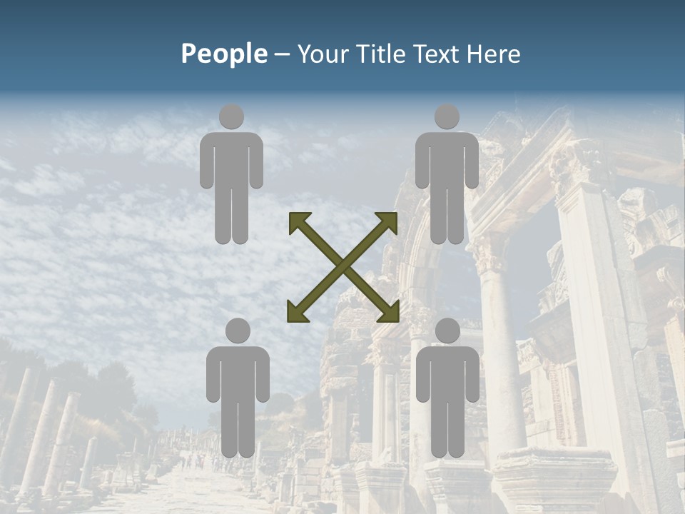 Columns East Selcuk PowerPoint Template