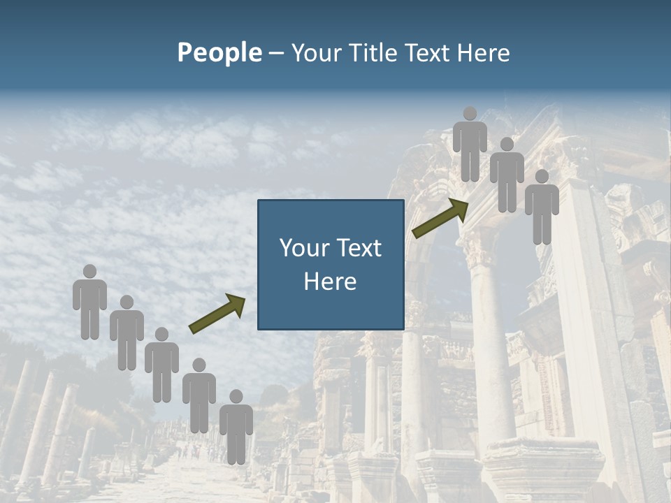 Columns East Selcuk PowerPoint Template