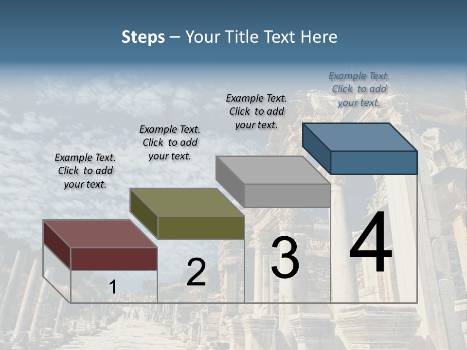 Columns East Selcuk PowerPoint Template