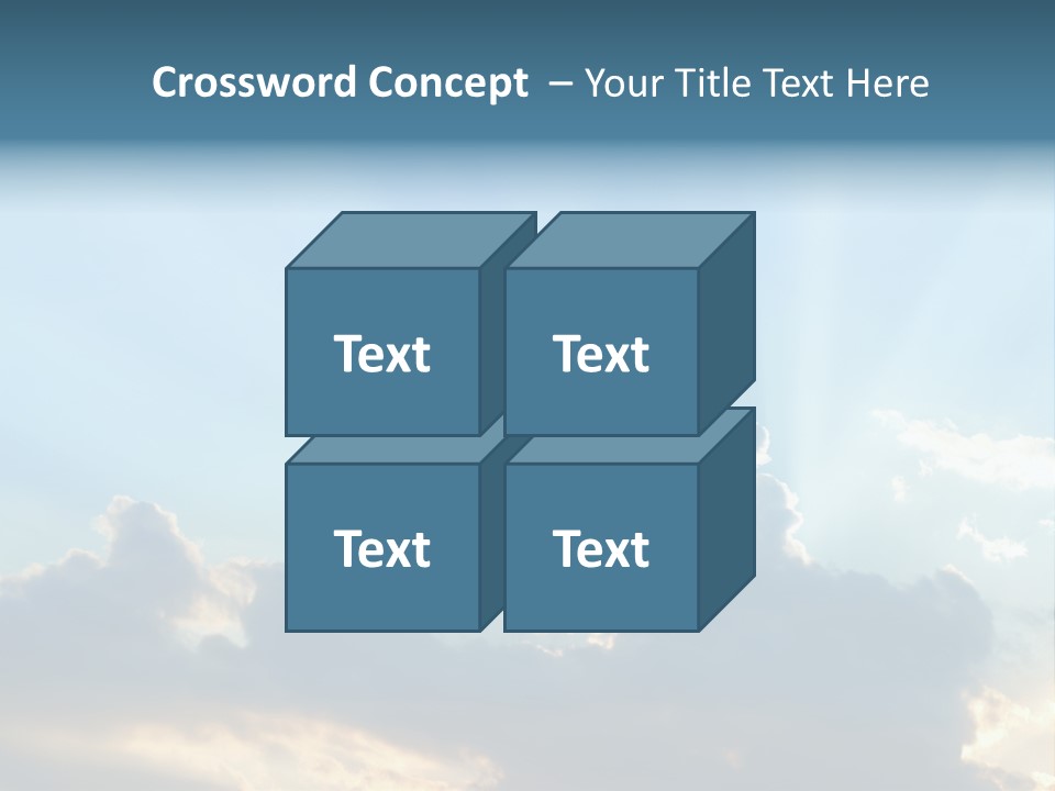 Scene White Summer PowerPoint Template