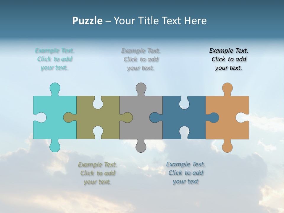 Scene White Summer PowerPoint Template