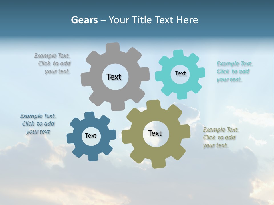 Scene White Summer PowerPoint Template