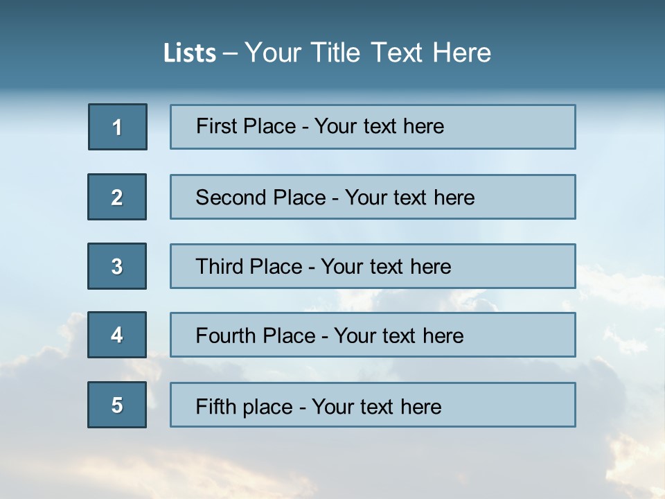 Scene White Summer PowerPoint Template