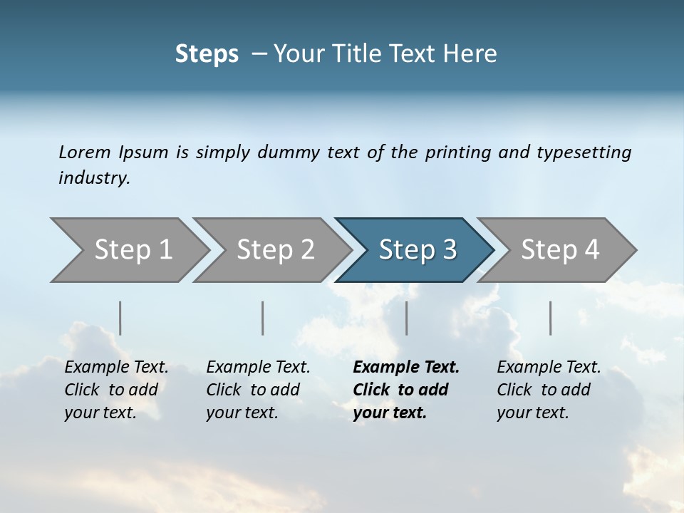 Scene White Summer PowerPoint Template