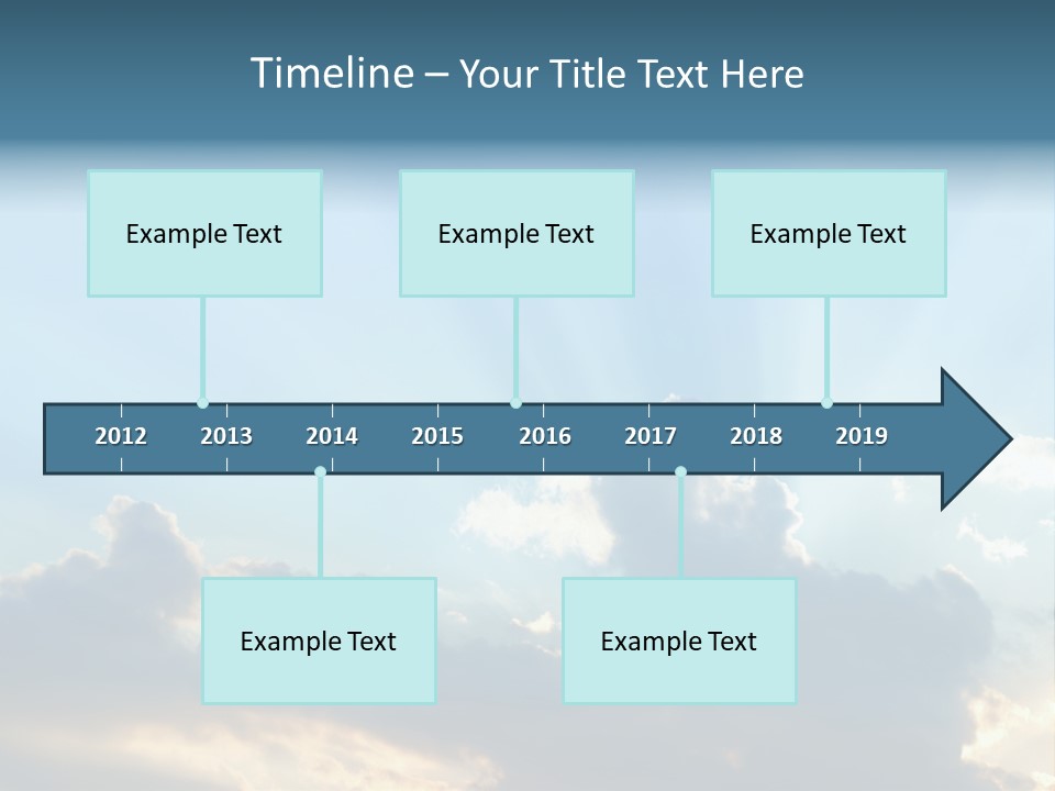 Scene White Summer PowerPoint Template