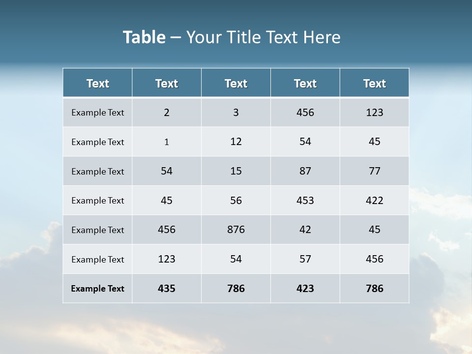 Scene White Summer PowerPoint Template