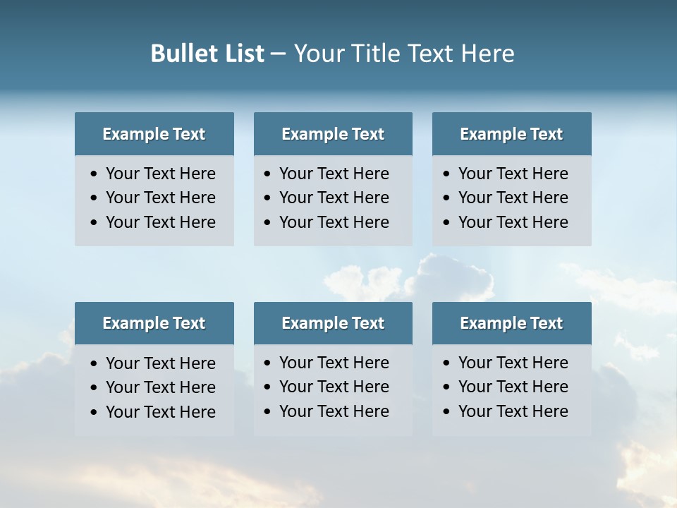 Scene White Summer PowerPoint Template