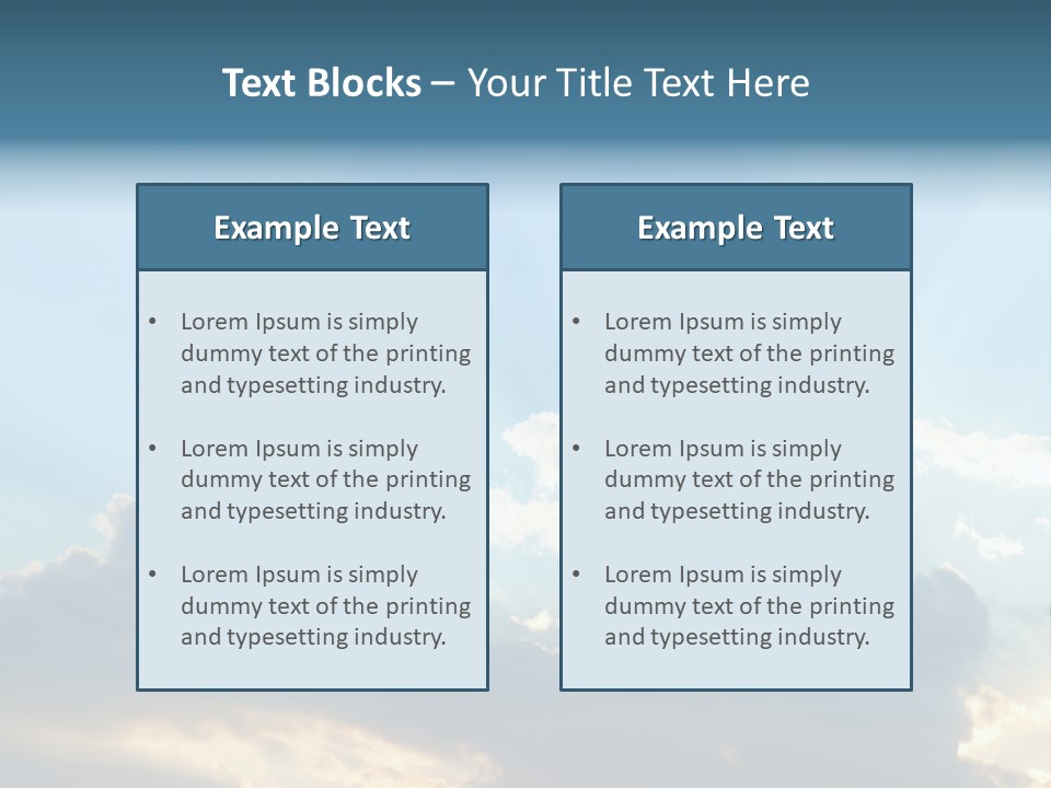 Scene White Summer PowerPoint Template