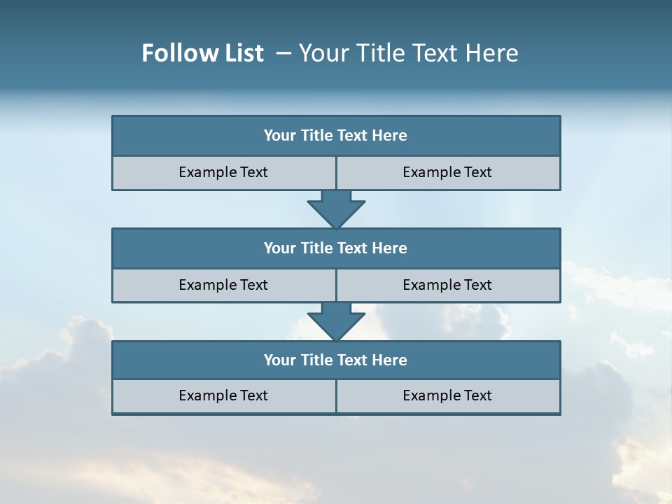 Scene White Summer PowerPoint Template