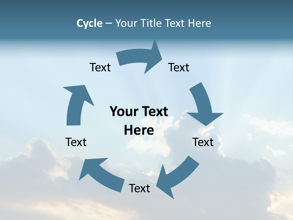 Scene White Summer PowerPoint Template