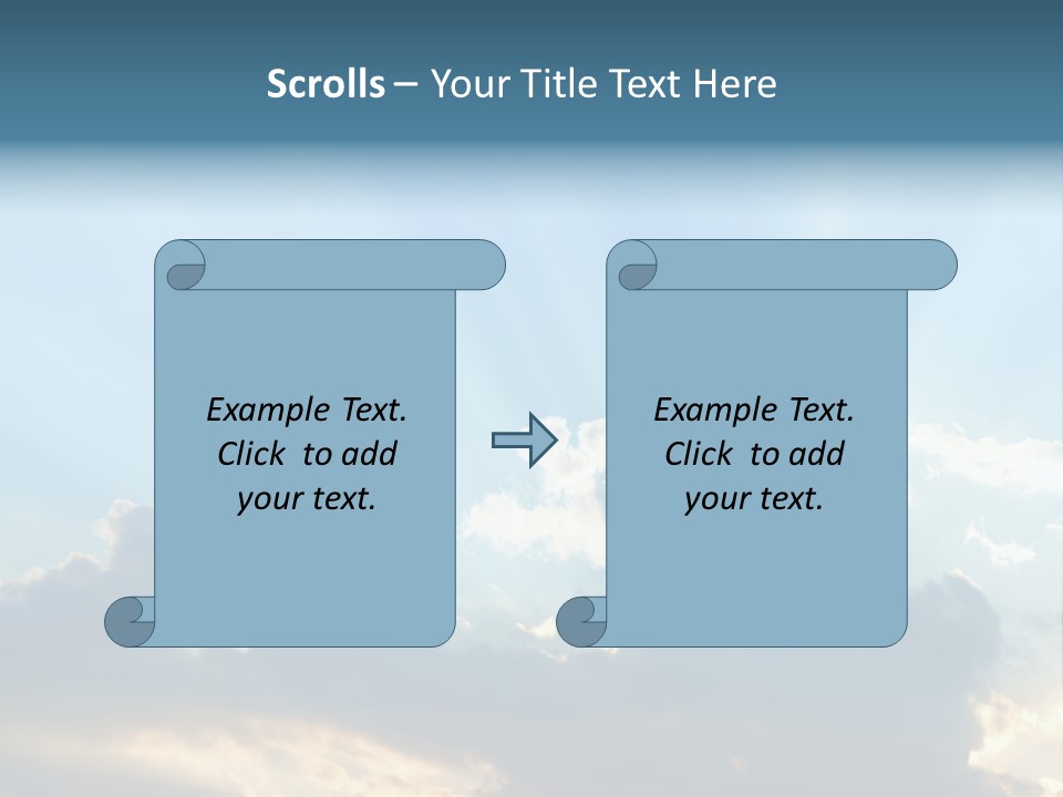 Scene White Summer PowerPoint Template