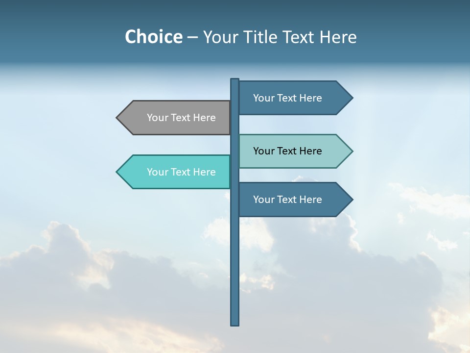 Scene White Summer PowerPoint Template
