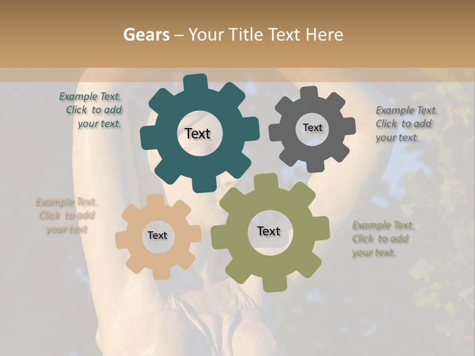 Art Antique Woman PowerPoint Template