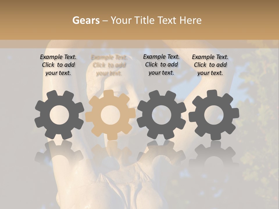 Art Antique Woman PowerPoint Template