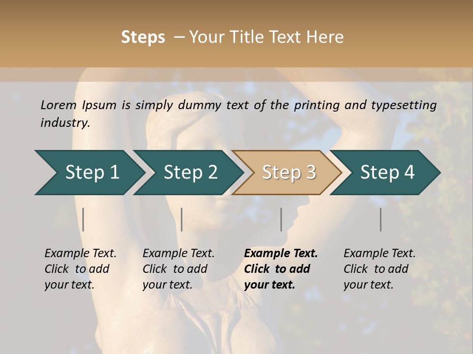 Art Antique Woman PowerPoint Template