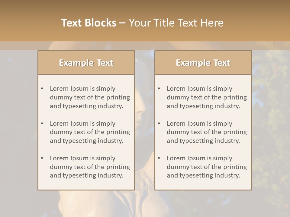 Art Antique Woman PowerPoint Template