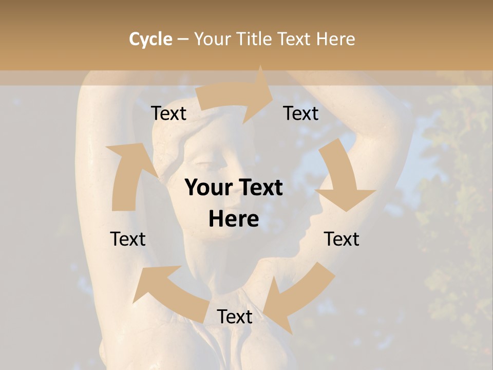 Art Antique Woman PowerPoint Template