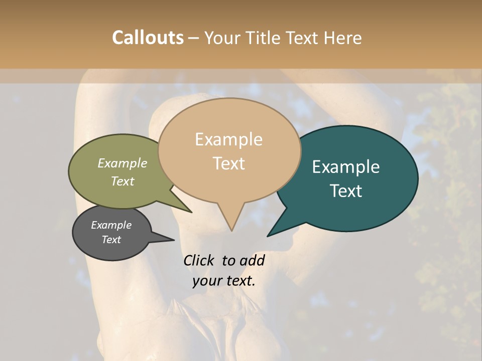 Art Antique Woman PowerPoint Template