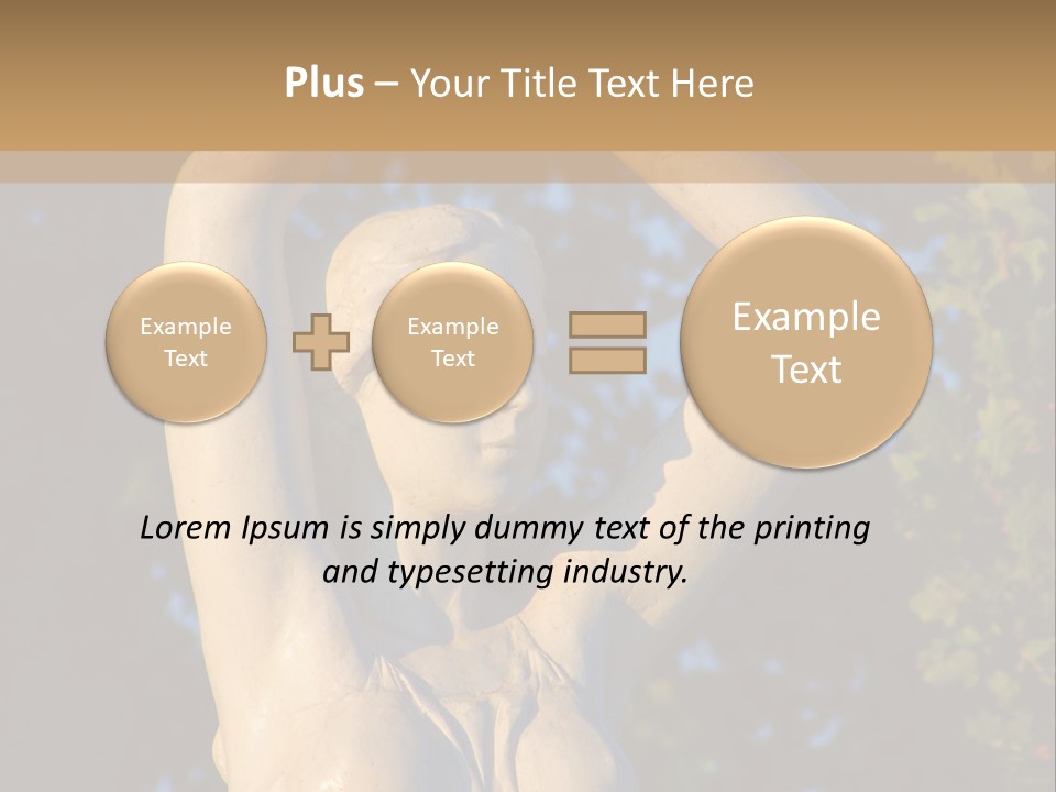 Art Antique Woman PowerPoint Template