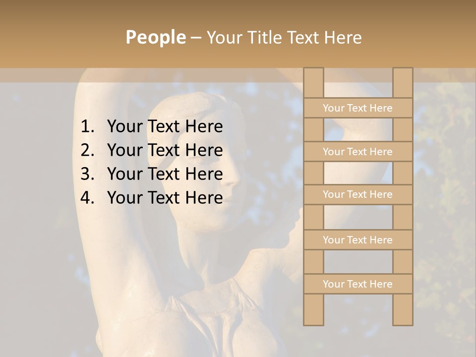 Art Antique Woman PowerPoint Template