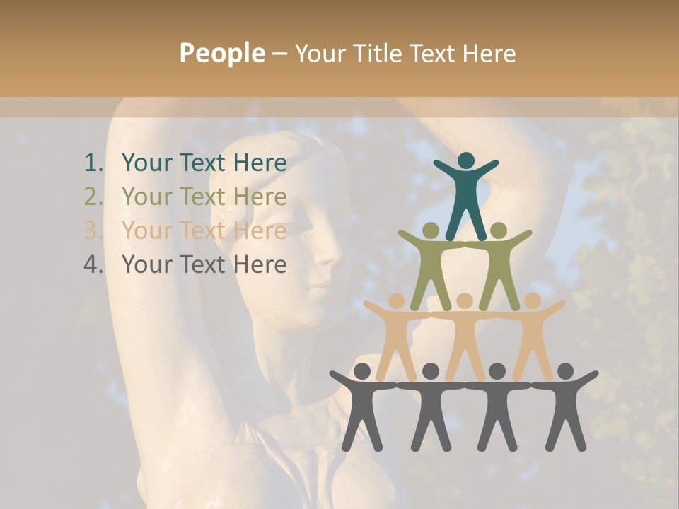 Art Antique Woman PowerPoint Template